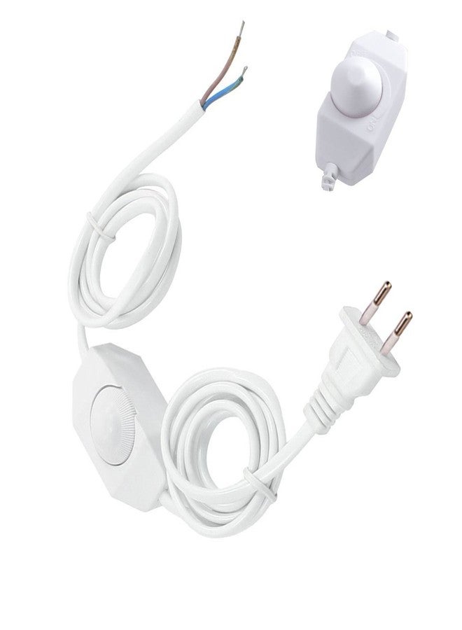 Futaba Lamp Switch Dimmer with Line EU Plug, 1.8 m, White - Image 1